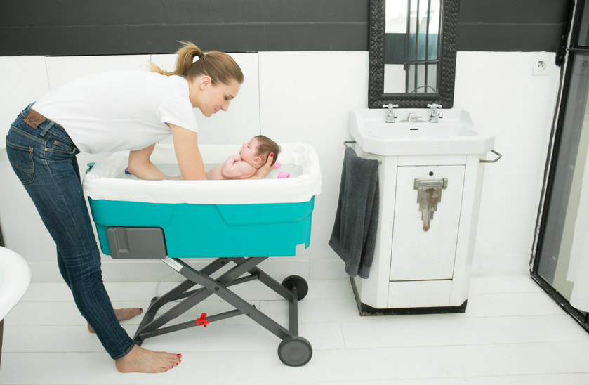 raised baby bath tub