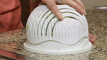 3-in-1 Salad Chopper Lets You Rinse, Chop, and Serve Salads in 60 Seconds