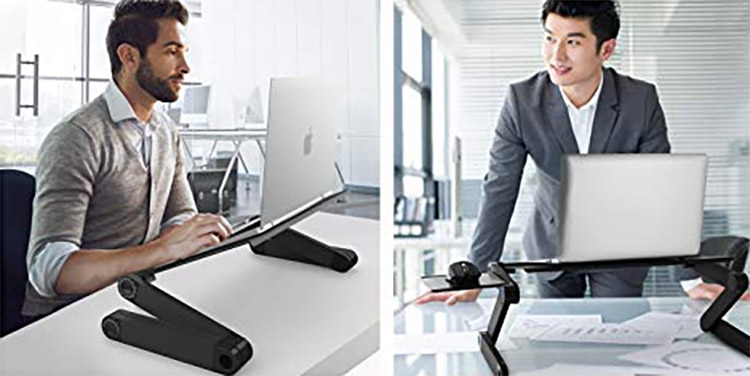 360 Degree Adjustable Laptop Stand Lets You Work Upside-Down