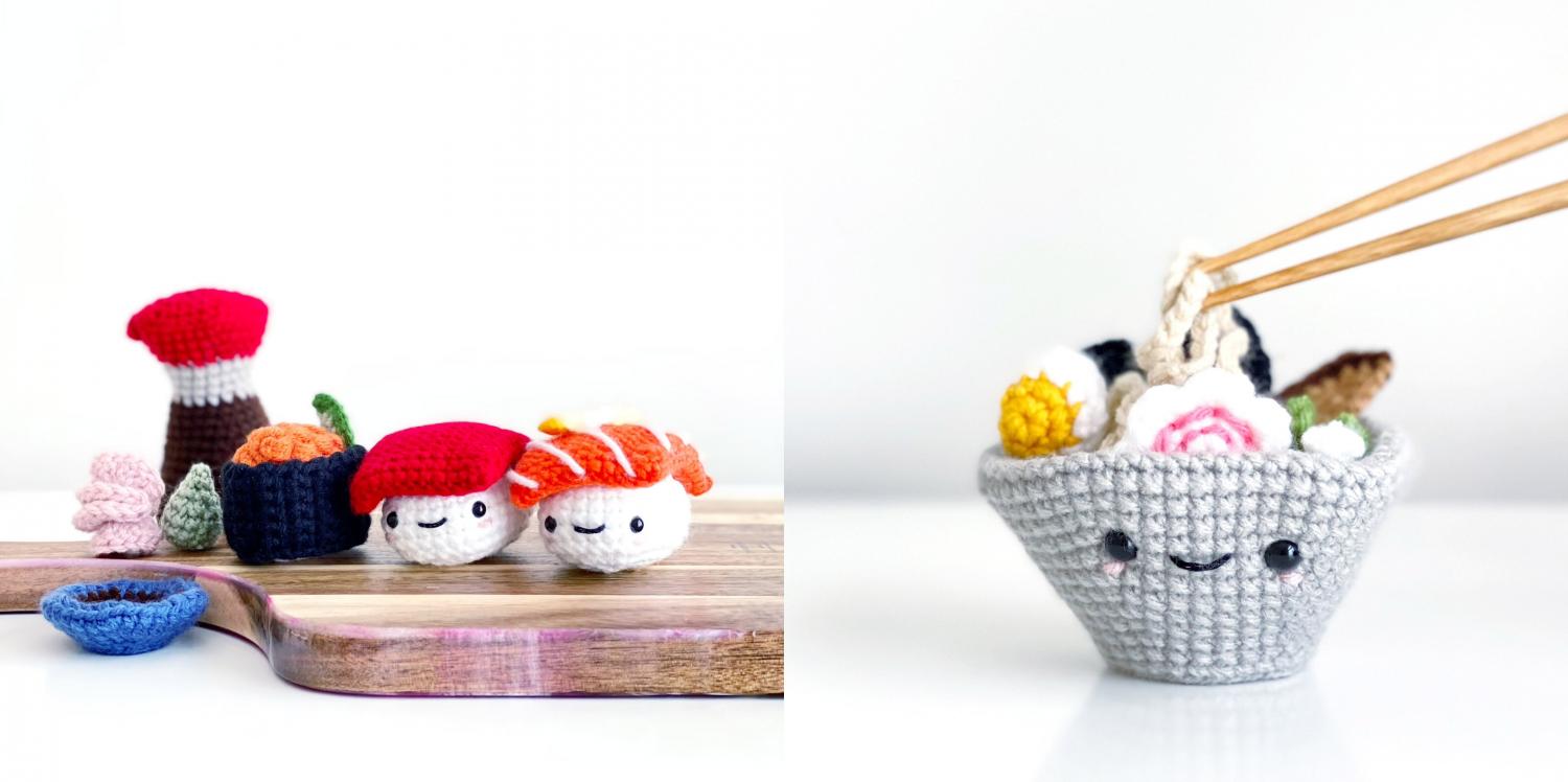 Adorable Crochet Sushi