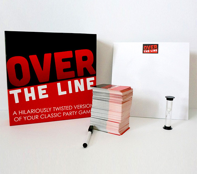 Over The Line Party Game: An Adult Version Of Pictionary/Charades