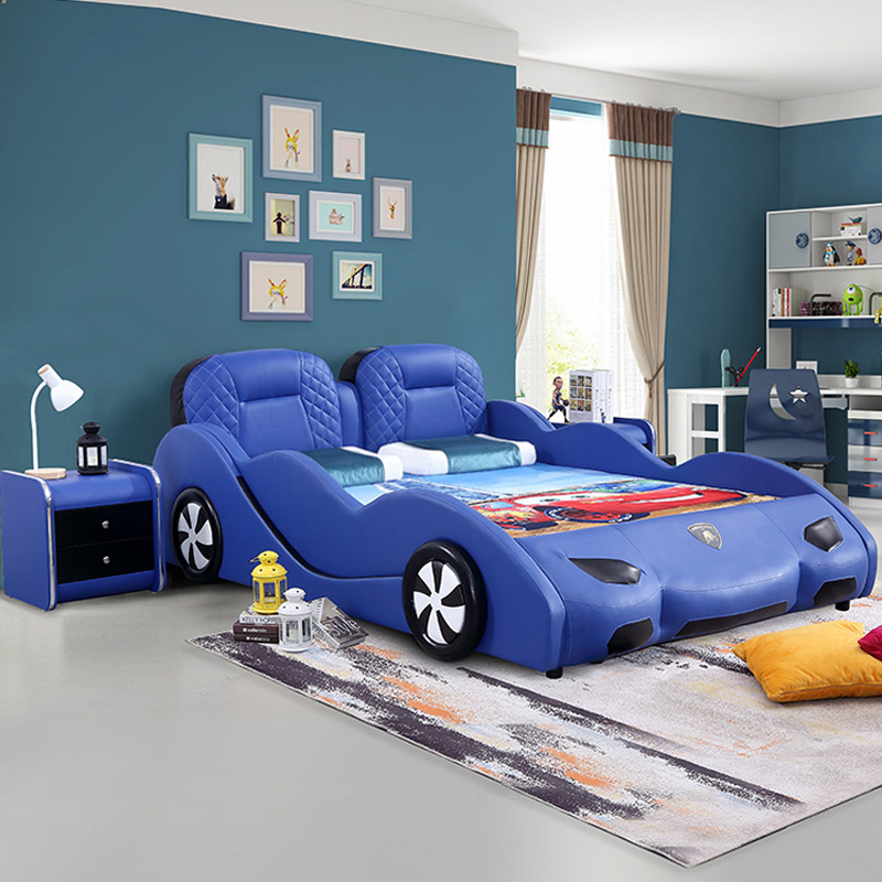 Queen size race car on sale bed for adults