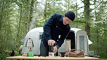 AeroPress Hand Powered Coffee Maker - Camping Single Cup Coffee Maker