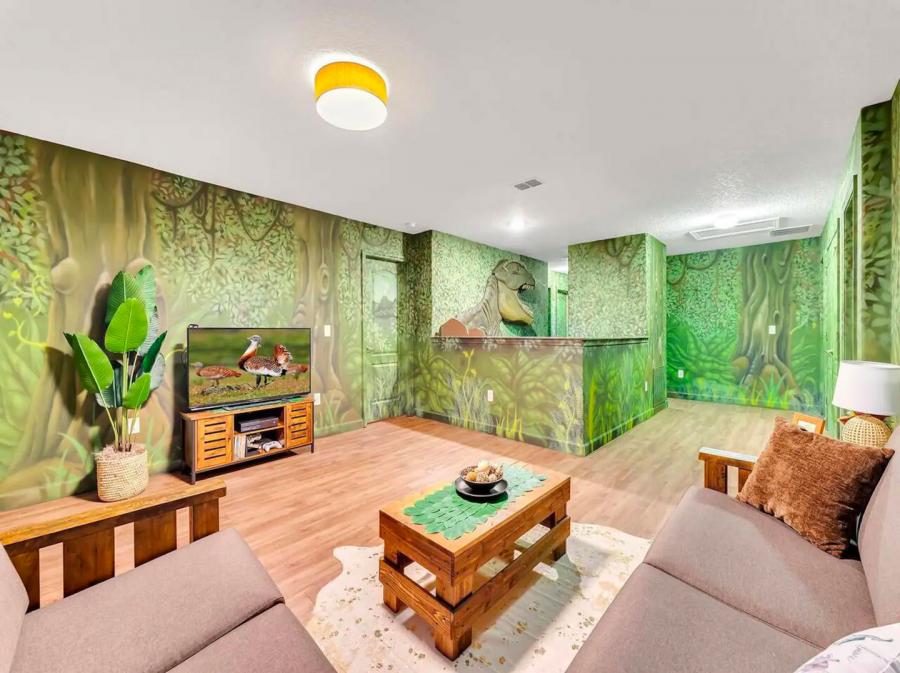 Dino-Themed Airbnb With Giant Dinosaur Beds - Dinosaur vacation rental home