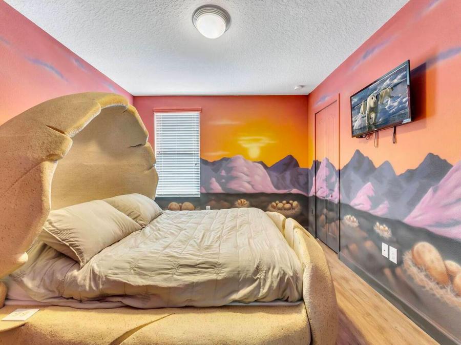 Dino-Themed Airbnb With Giant Dinosaur Beds - Dinosaur vacation rental home