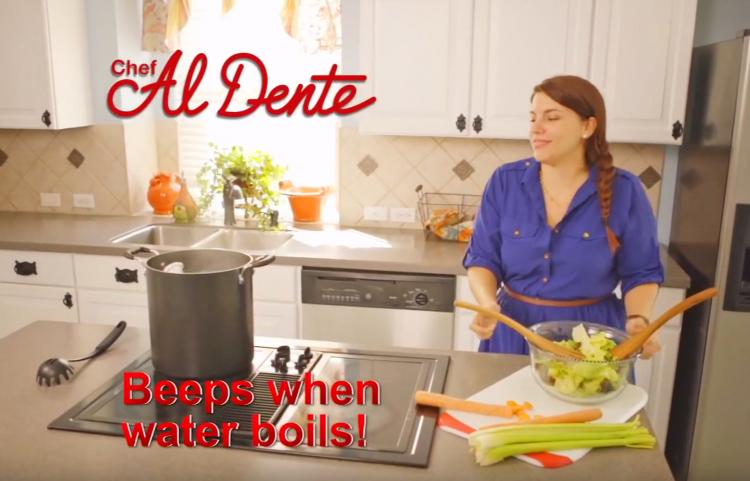 Kitchen gadget testing - Al dente singing pasta timer 