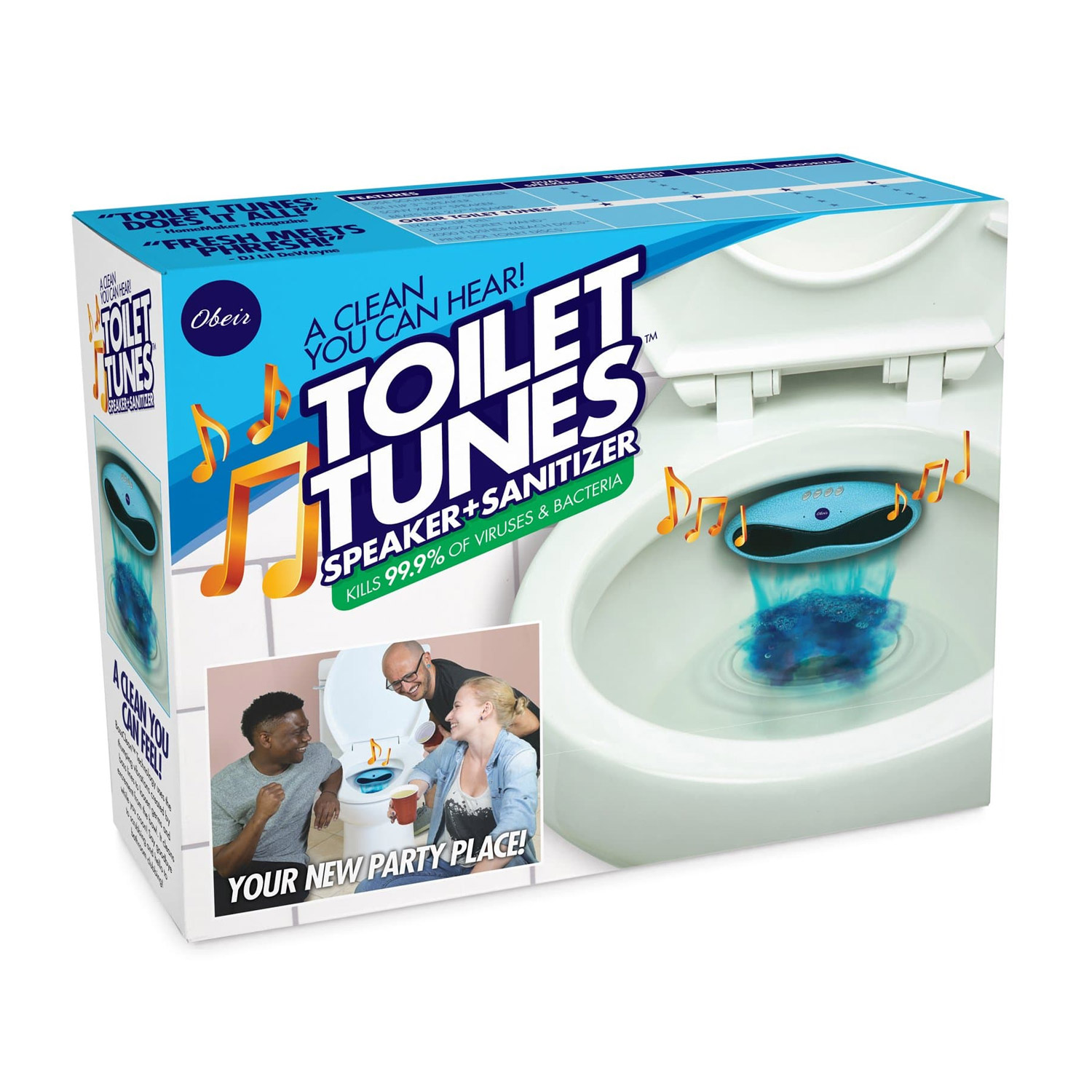 There's Now a Bluetooth Toilet Speaker That Doubles as a Toilet Sanitizer