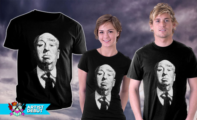 Shadows of Suspense - Alfred Hitchcock Hidden Images T-Shirt