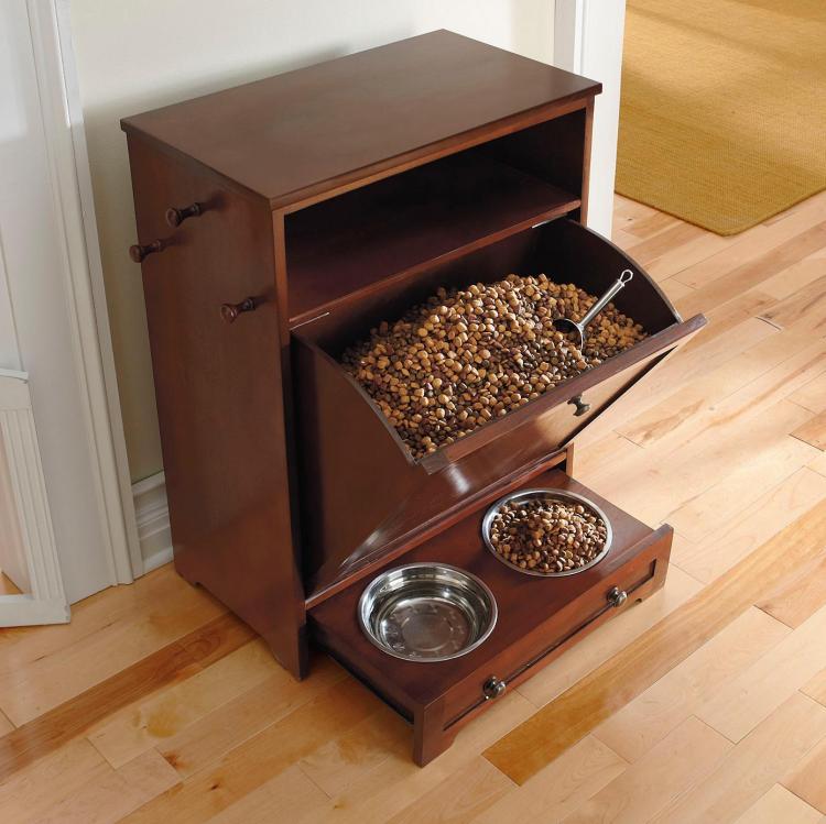 Dog Food Station with Hidden Storage - Spruc*d Market