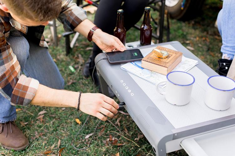 GoPorTable Ultimate Party Table - Folding smart table with speakers and charging dock