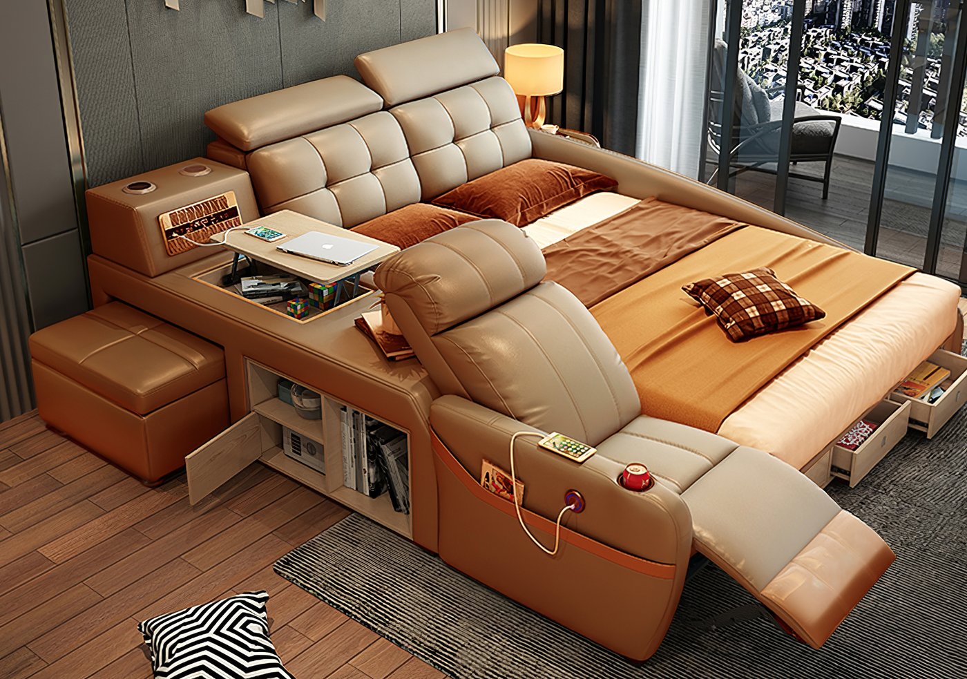 recliner that turns into a bed