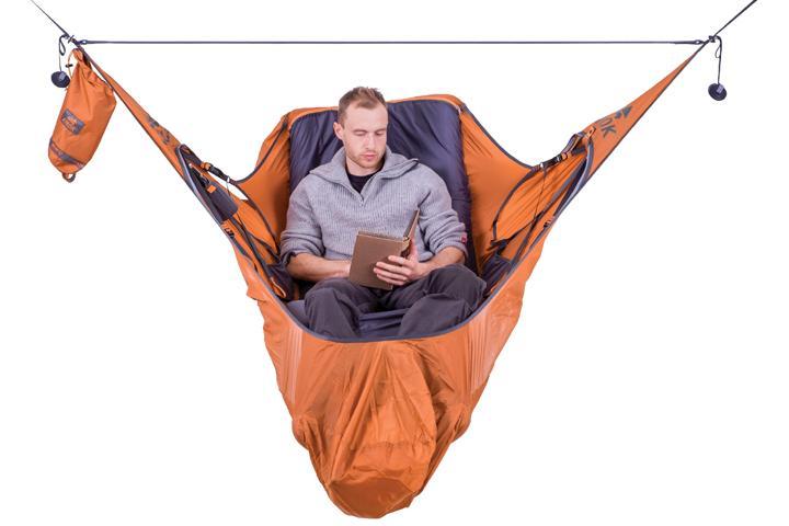 Amok Hammock Lets You Actually Lay Flat - Lay flat camping hammock