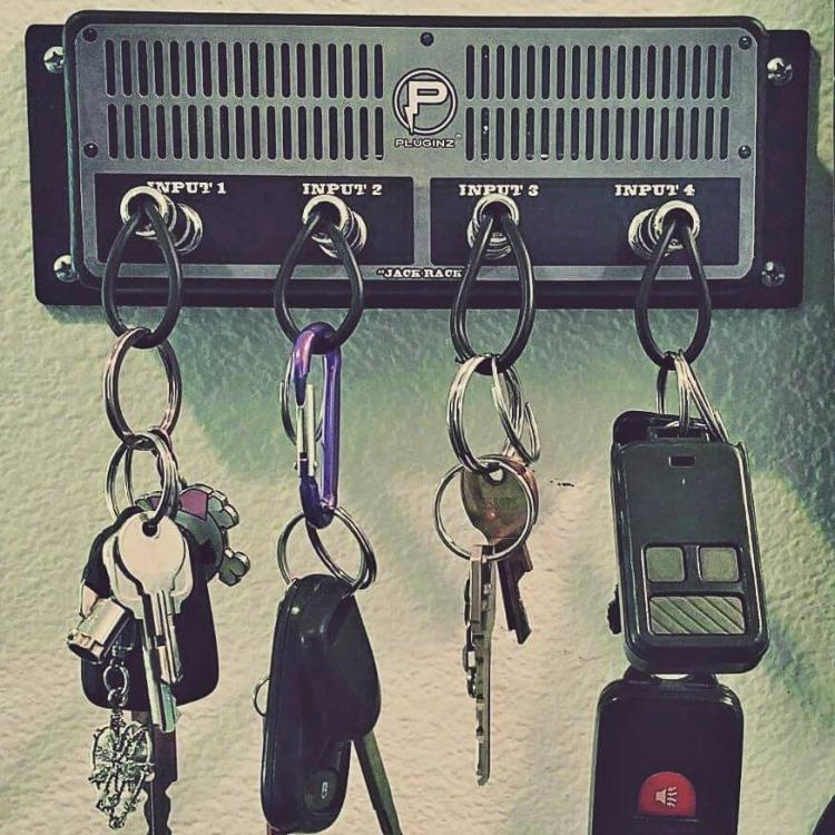 music amp key holder