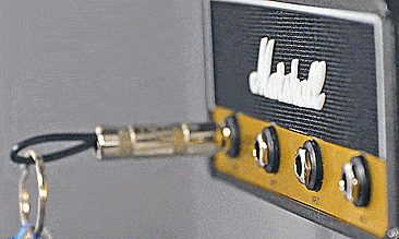 Marshall Amplifier Key Holder - Guitar amplifier key-chain holder - Guitar themed wall mount key holder