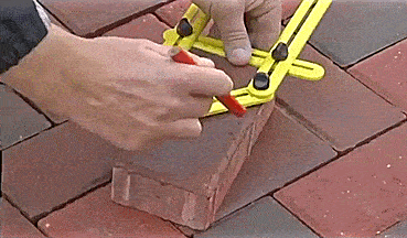 Angle-Izer Measuring Tool Gets The Perfect Angle For Cutting Wood, Tile, Brick