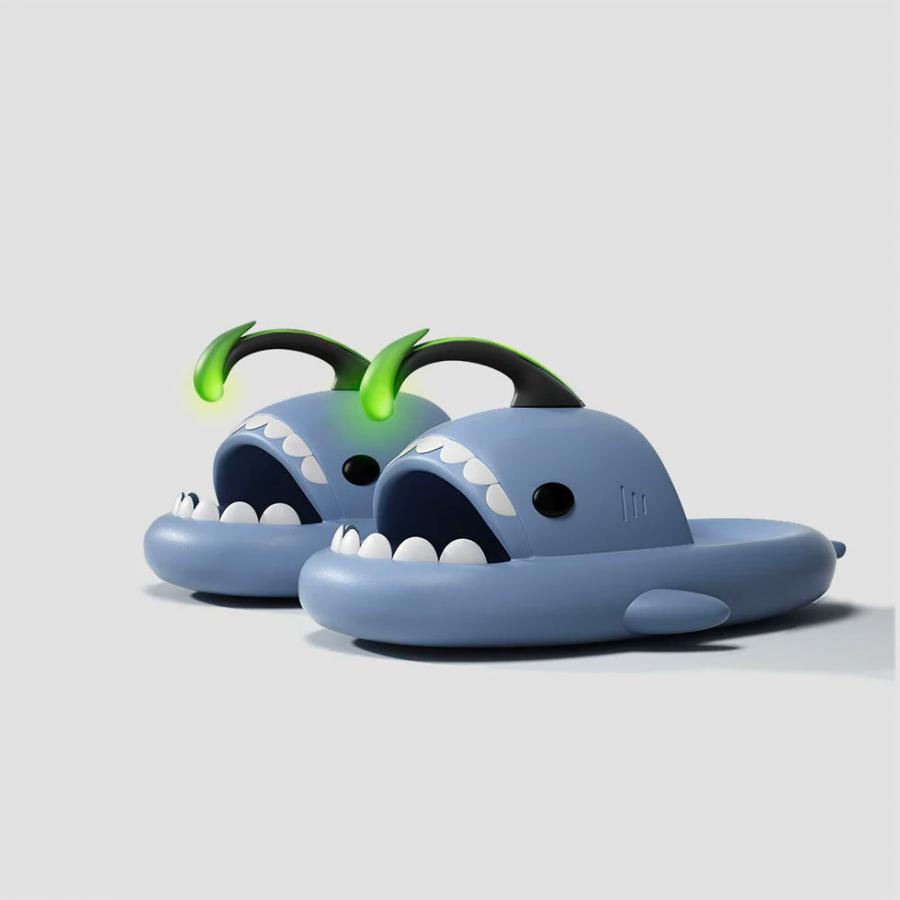 Glow in the Dark Angler Fish Sandals Slides