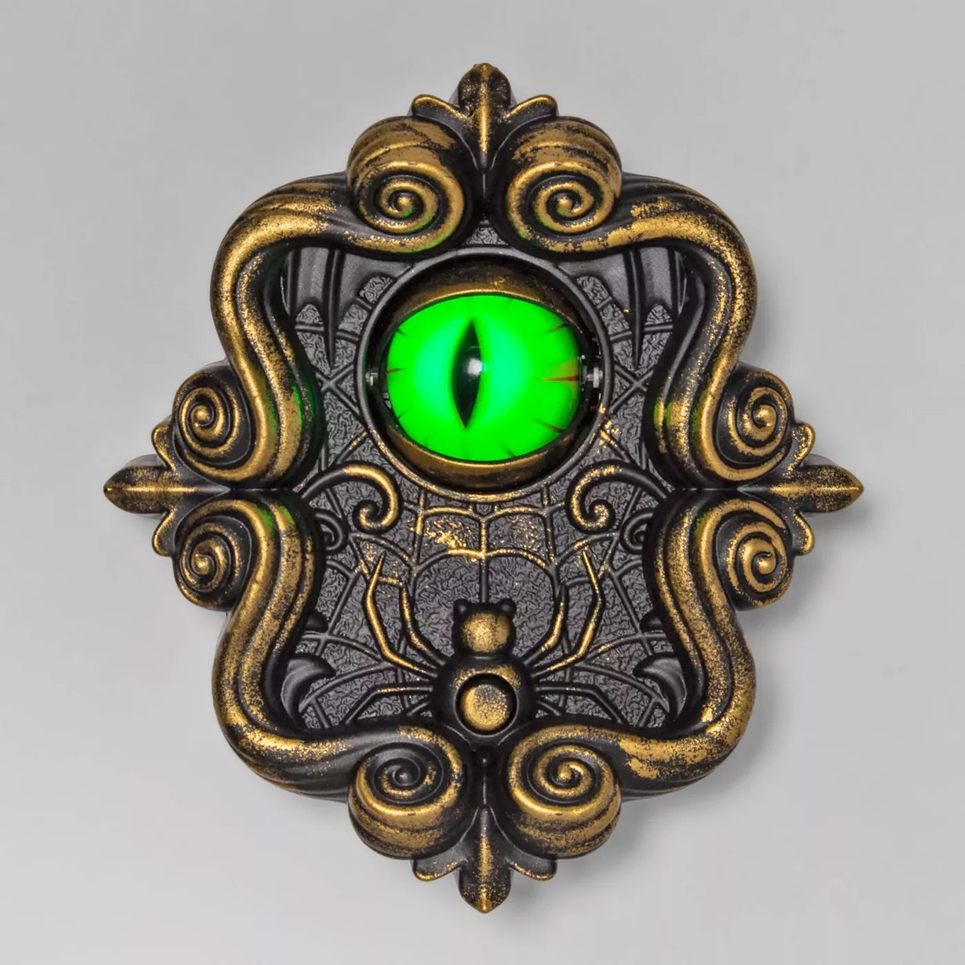 Animated Monster Eyeball Doorbell - Funny prank Halloween doorbell