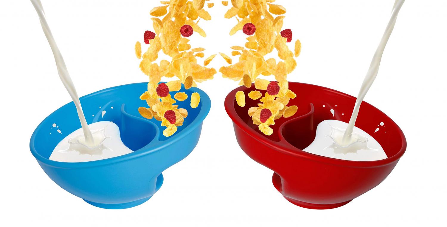 This Genius Cereal Bowl Separates Your Milk and Cereal To Prevent