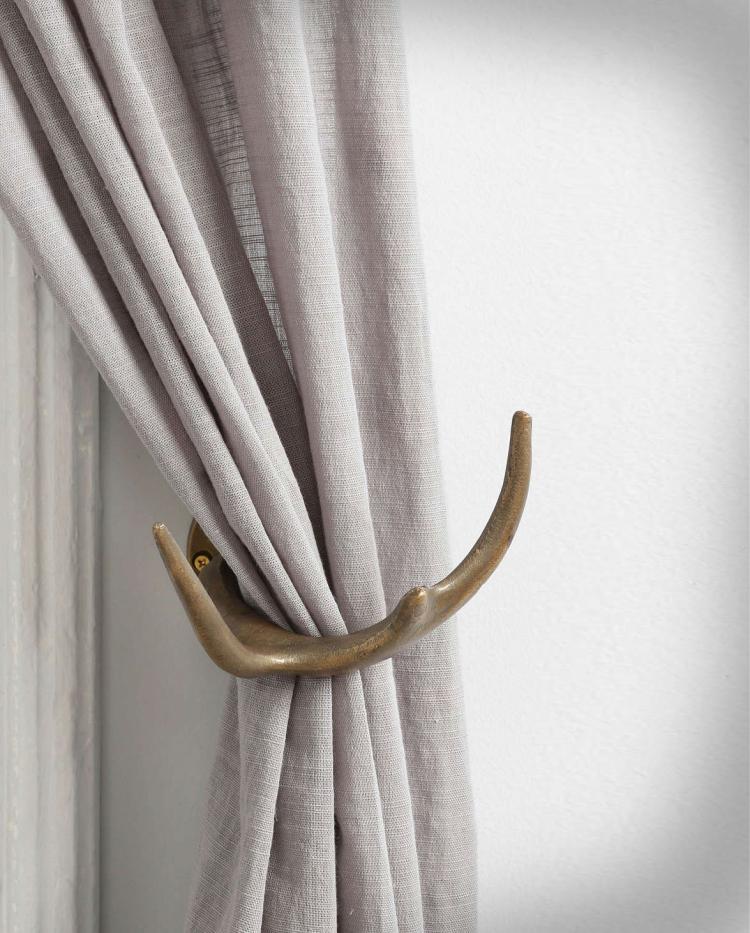 Deer Antler Curtain Tiebacks