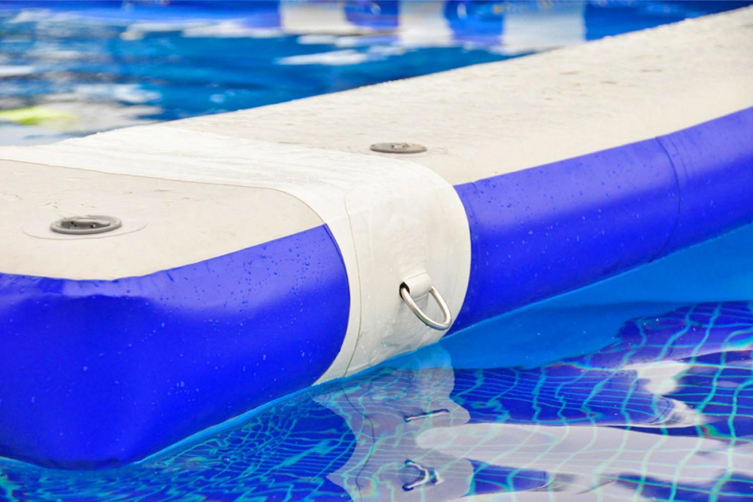 Aguaglide Ocean Pool - Inflatable sea pool gives closed mesh swimming pool in lake or ocean