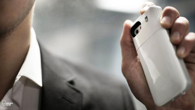 AromaCase Perfume Spraying iPhone Case