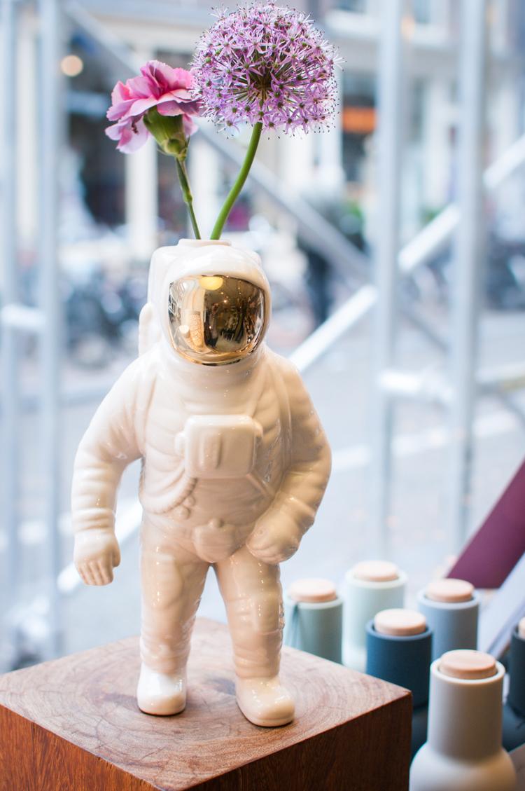 Astronaut Flower Vase - Space Man Vase