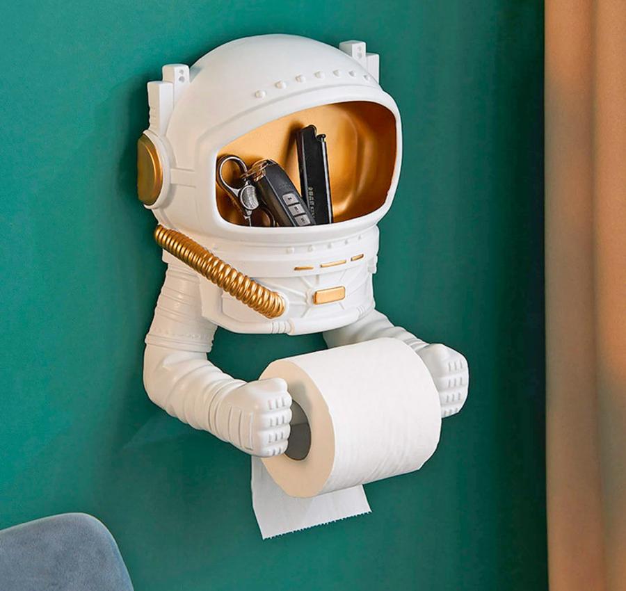 This Astronaut Toilet Paper Holder Is Perfect For Space or Sci-fi Lovers