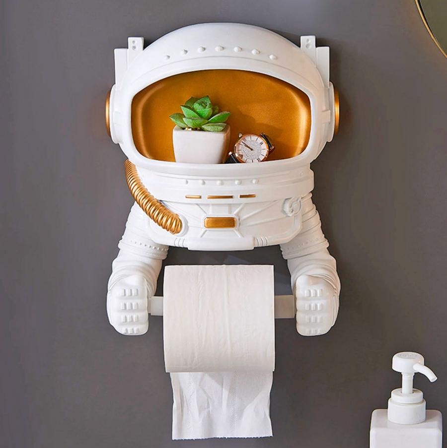 Astronaut Toilet Paper Holder