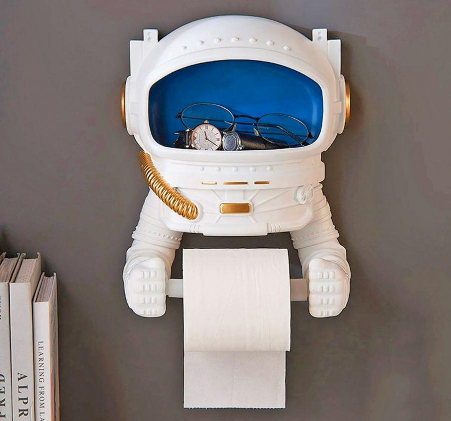 This Astronaut Toilet Paper Holder Is Perfect For Space or Sci-fi Lovers