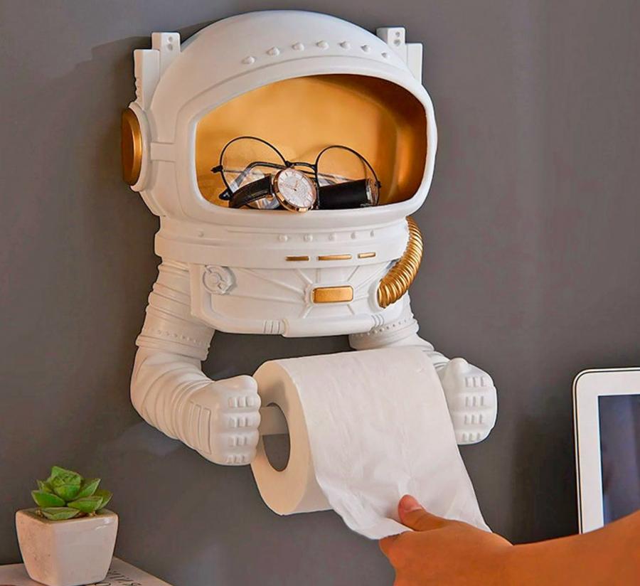  Fashion Tissue Box Astronaut Toilet Roll Paper Rack