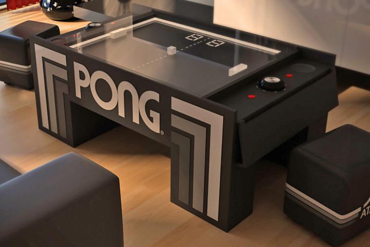 ATARI Pong Coffee Table - Real Life Pong Table