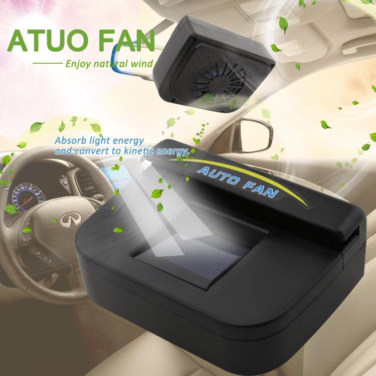 Easily Reduce Heat in Parked Car  Solar Powered Car Ventilation Fan -  TheSuperBOO!