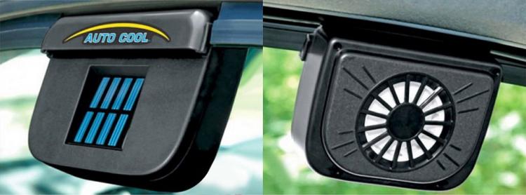 Auto Cool Solar Powered Air Ventilation Fan - Keeps Your Car Cool While Parked On Hot Sunny Days