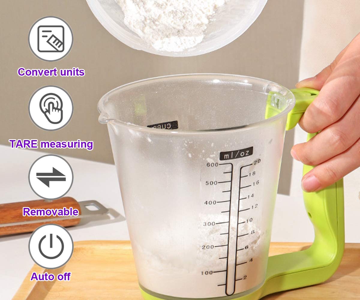 Digital Measuring Cup and Scale Temperature Volume Measurement