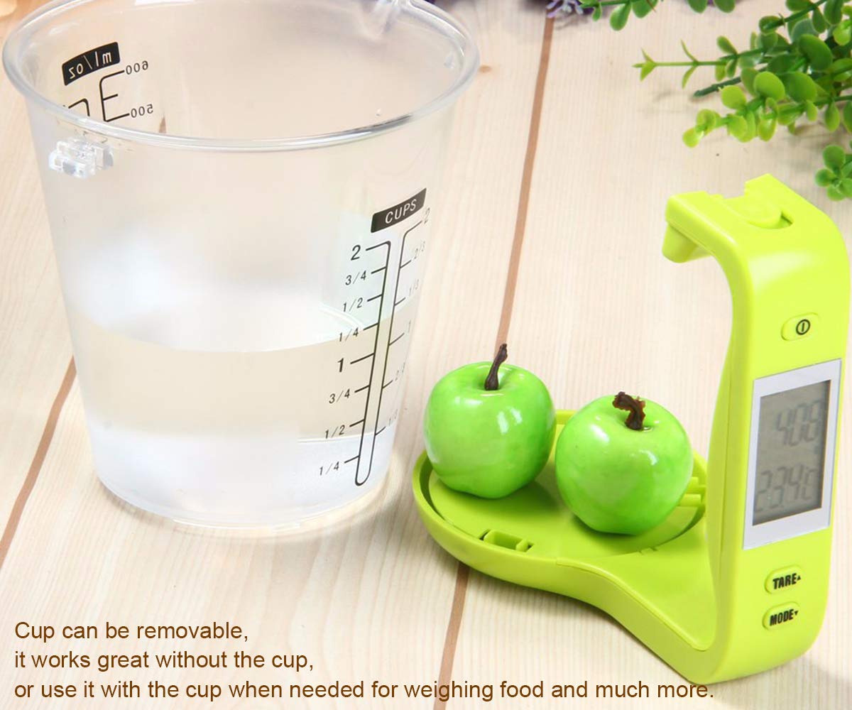 Food scale vs measuring cup for weighing food