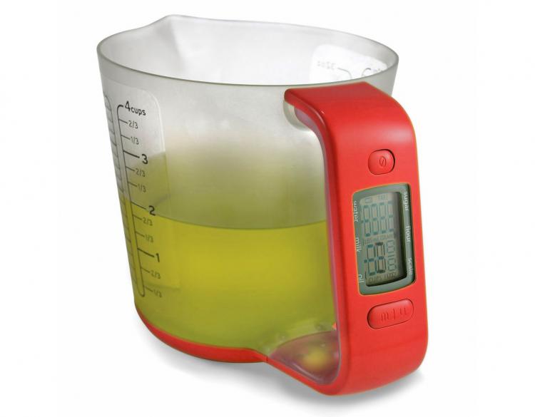 LCD Display Grams and Ounces Unit Liquid Measurement Scale Cup Digital Measuring  Cup with Scale