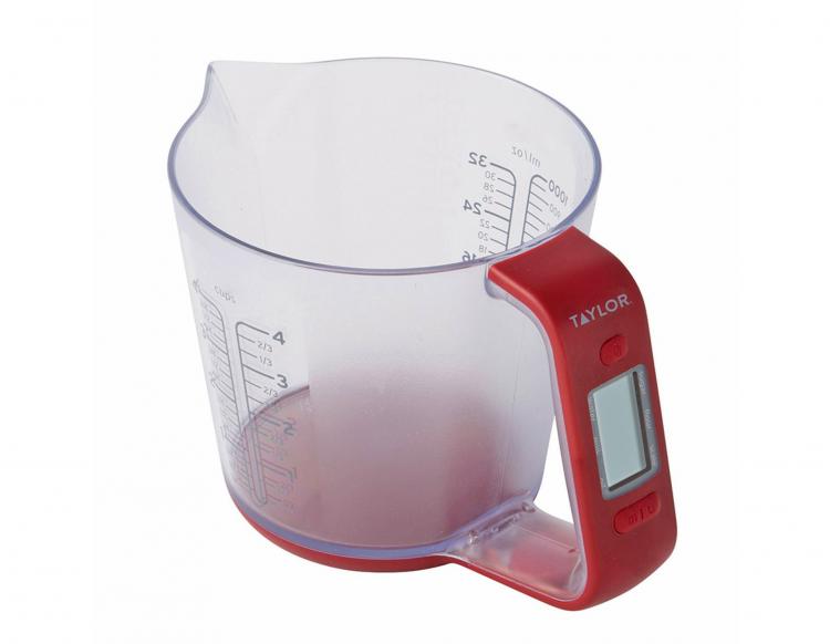 Auto-Measuring Cup With Built-In Digital Scale - Digital Measuring Cup