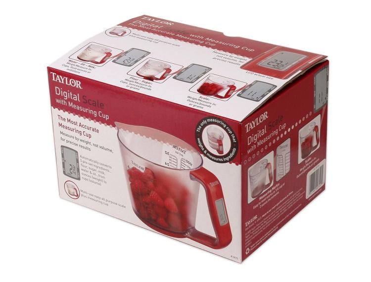 AutoMeasuring Cup With BuiltIn Digital Scale