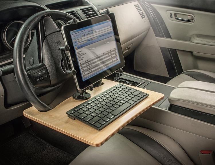 How To Turn Steering Wheel into a Tray Table Desk 