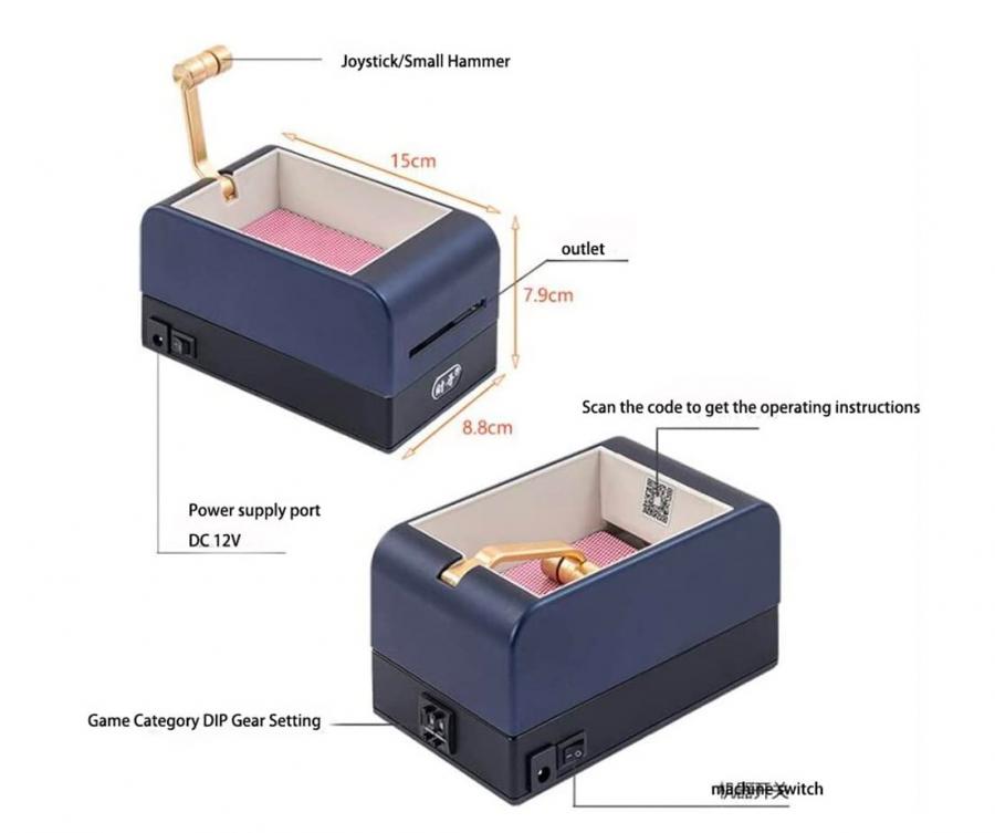 szlsl88 Poker Dealing Shoe, Distributeur de Cartes à Jouer au