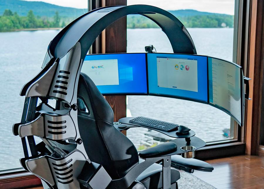 This Automatic Reclining Robotic Desk Might Be The Ultimate Workstation