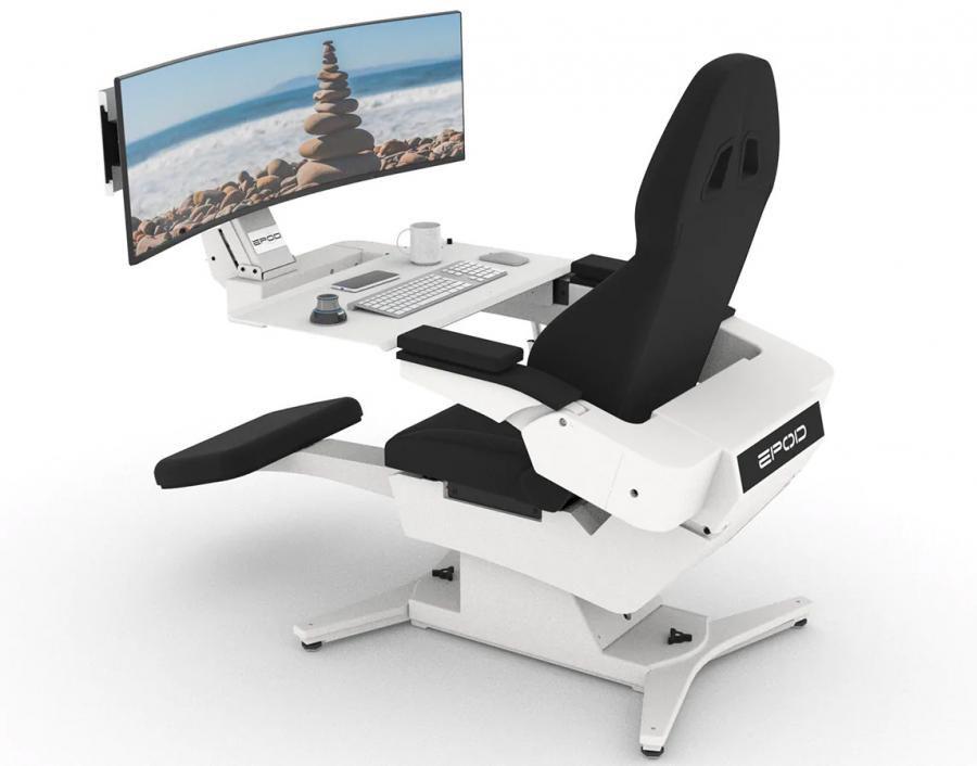 Recliner Workstation Desk 