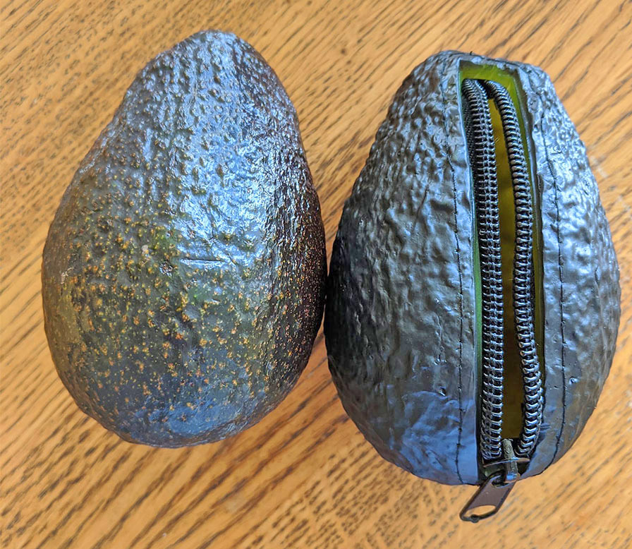 Realistic avocado discount coin purse amazon