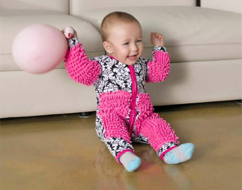 You Can Now Get a Baby Mop Onesie So Your Baby Can Help You Clean Your