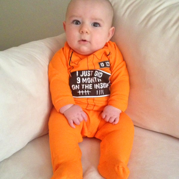 9 months on sales the inside onesie