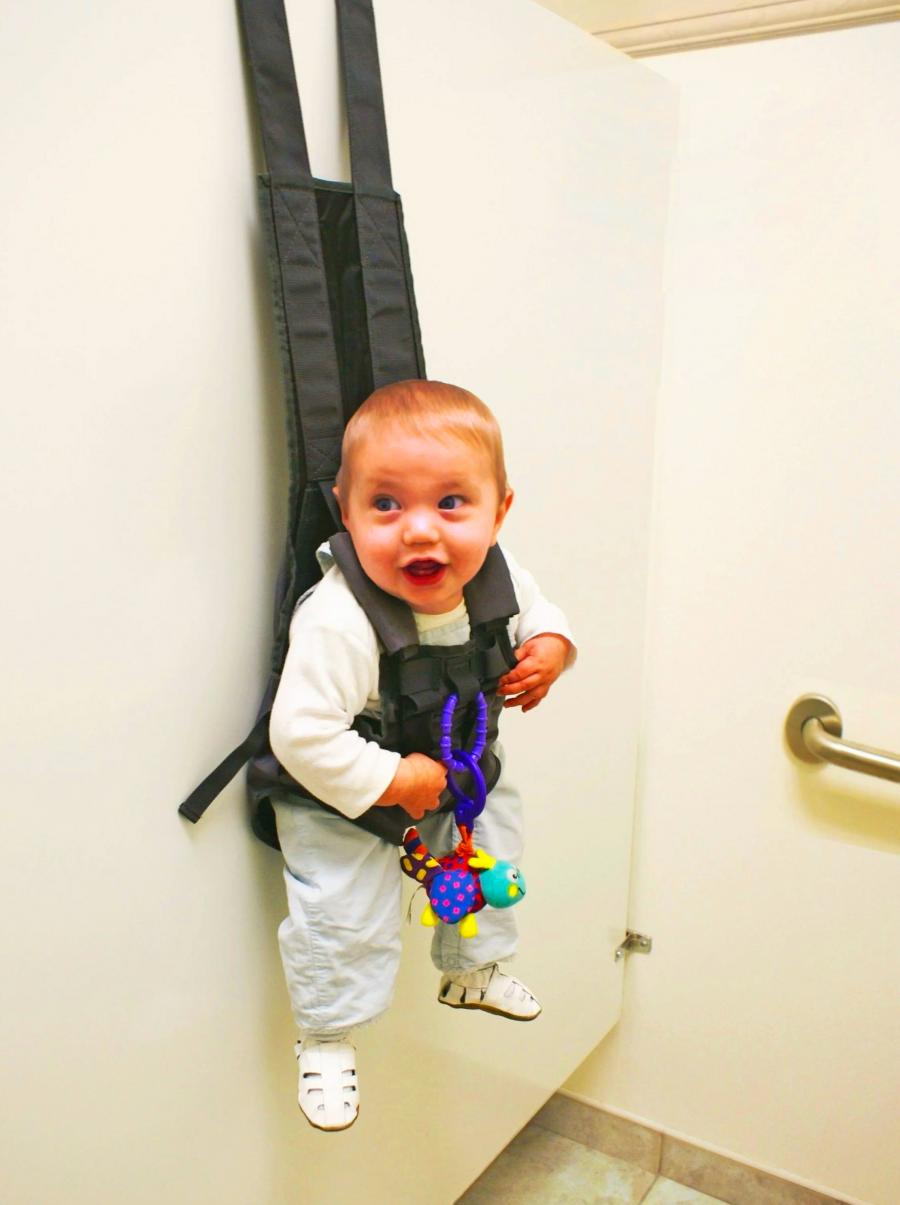 Babykeeper Baby Wall Hanger - Bathroom stall baby holder