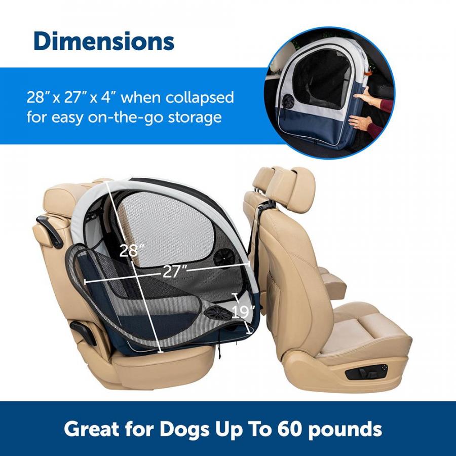 This Backseat Dog Crate Is Designed Specifically To Keep Your Pooch