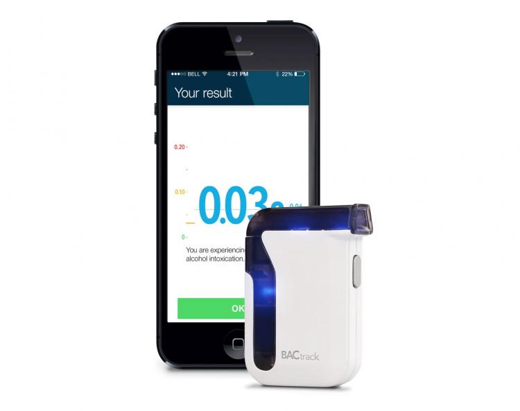 BACtrack Is a Bluetooth Smart Phone Breathalyzer