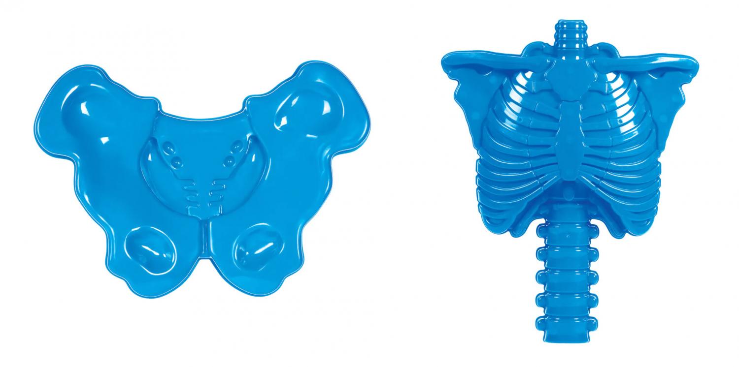 Toysmith Bag O Beach Bones Sand Molds, Blue