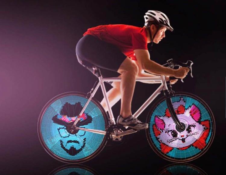Balight Makes LED Moving Images on Bike Wheels
